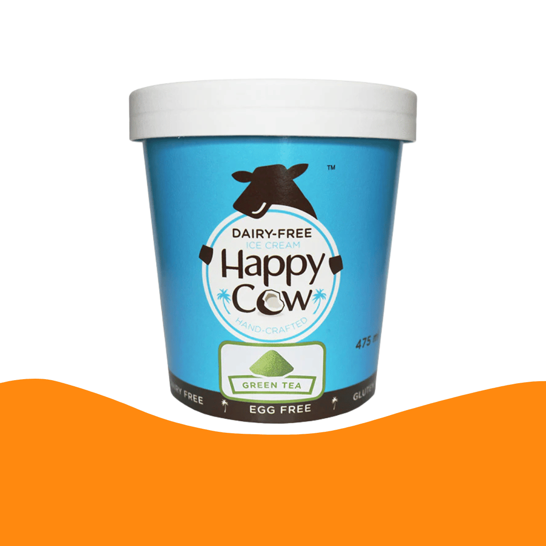 Happy Cow Green Tea Dairy-Free Ice Cream - 475 ml