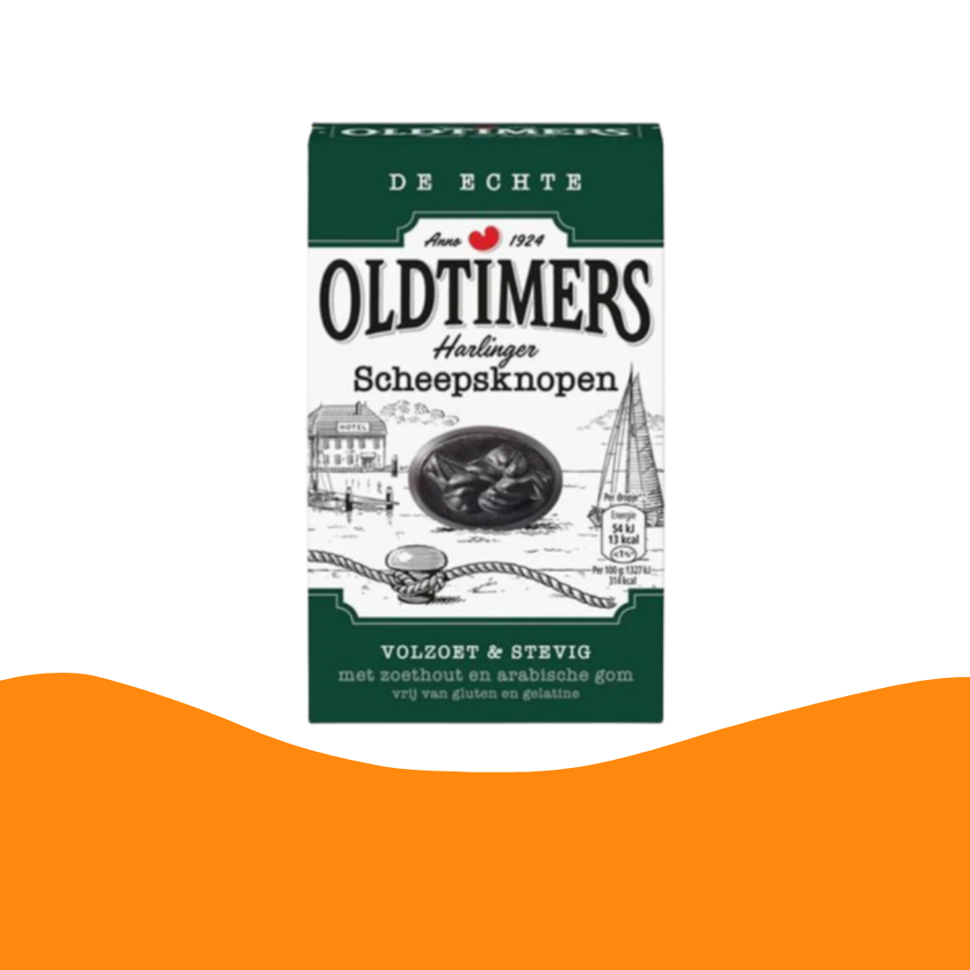 Oldtimers Sweet Licorice Scheepsknopen (235 gram)