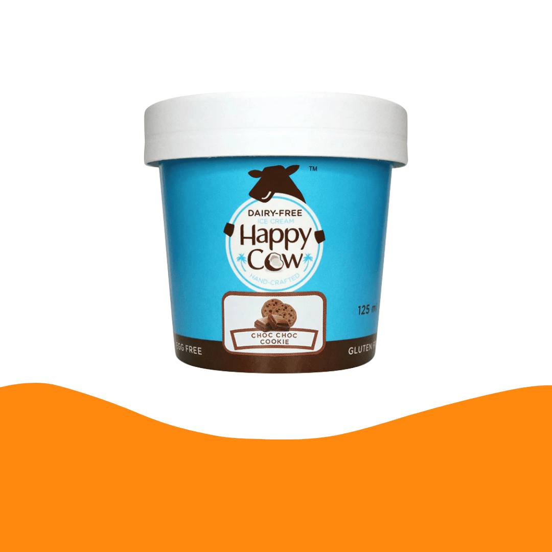 Happy Cow Choc Choc Cookie Dairy-Free Ice Cream - 125 ml