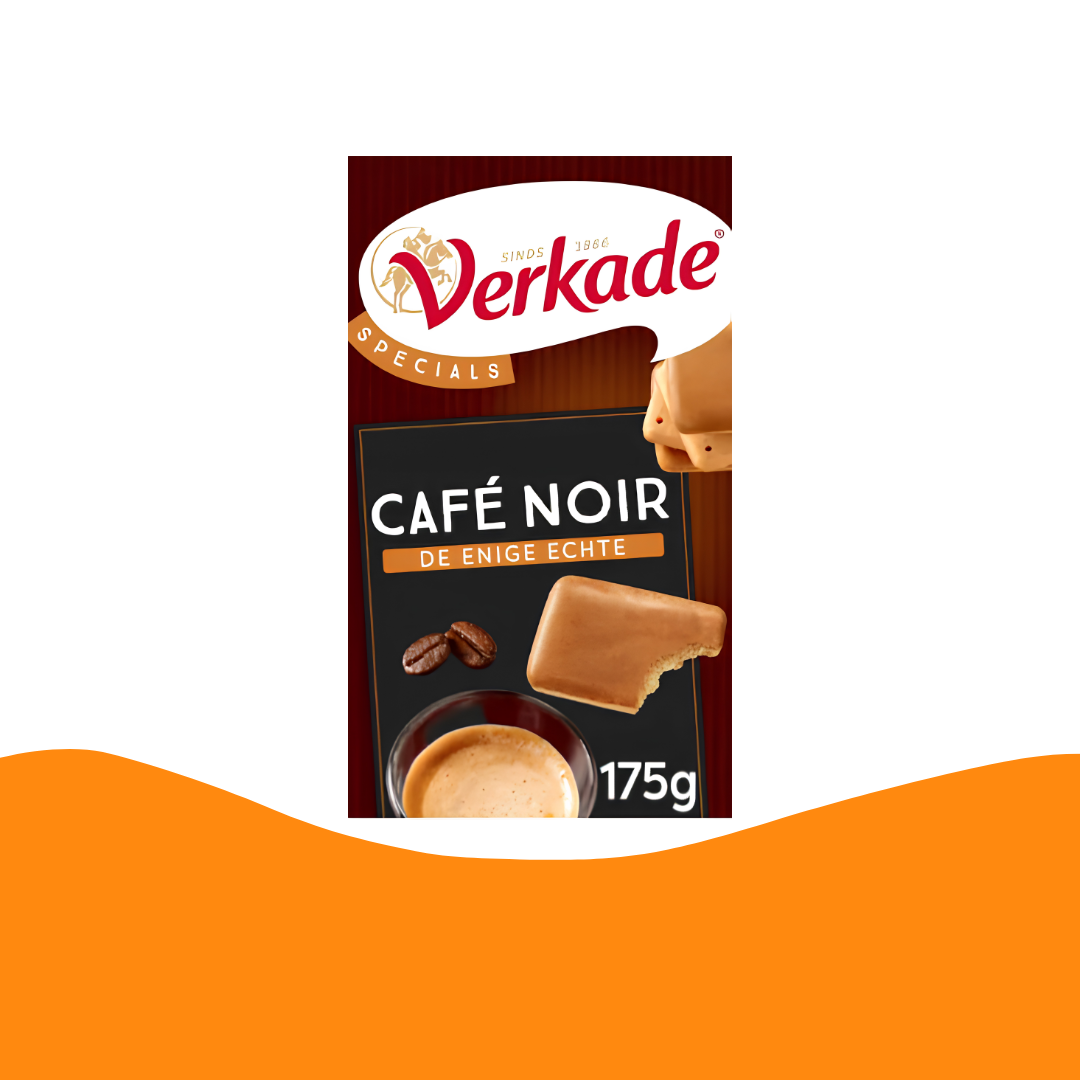 Verkade Cafe Noir 175 gram/Coffee-flavoured cookies