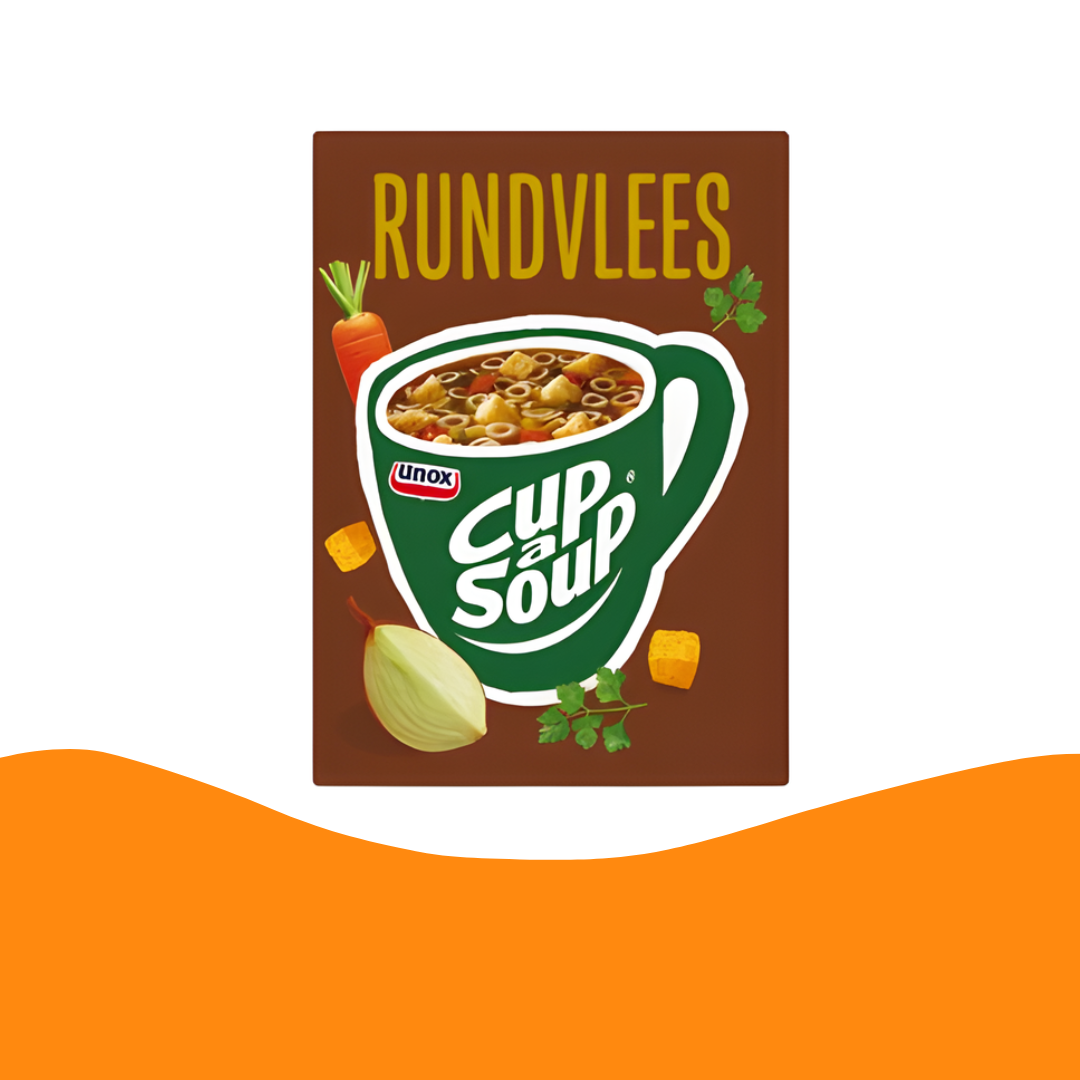 Unox Cup-a-Soup Rundvlees 即沖牛肉湯(3包裝 × 每包15克)