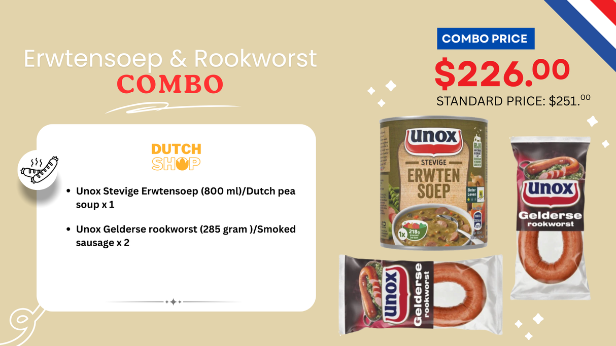 Erwtensoep & Rookworst COMBO (3 in 1)