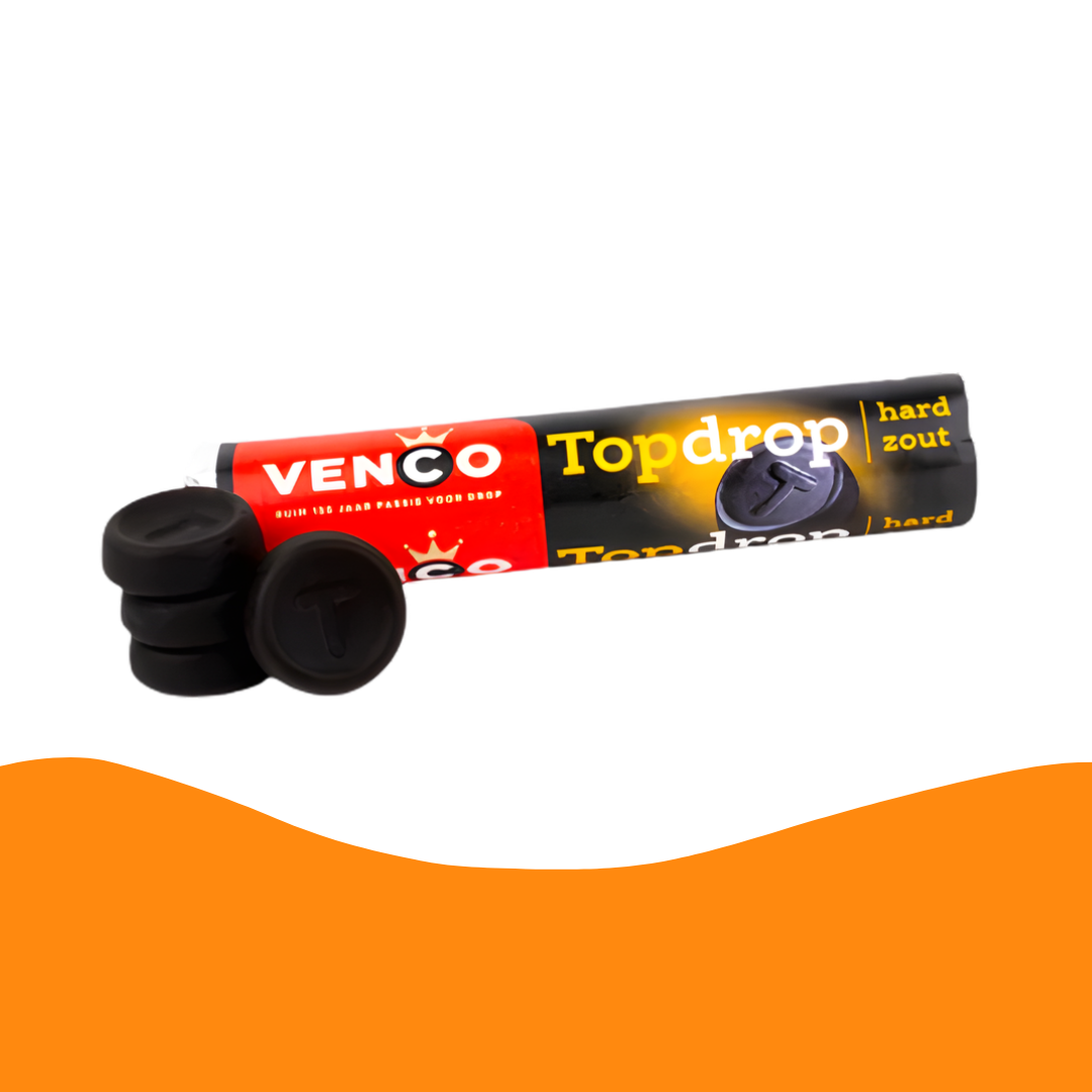 Venco Topdrop 硬身鹹味甘草糖(47克)