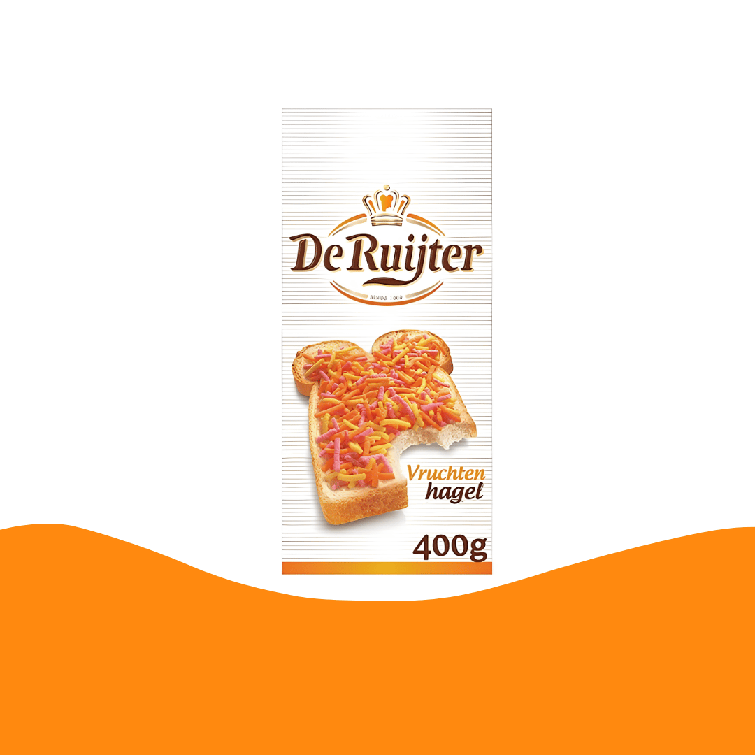 De Ruijter Vruchten hagel/fruit-flavored sprinkles (400 gram)