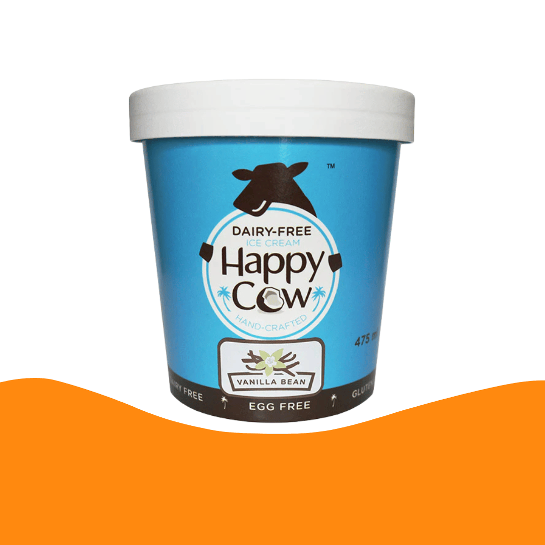 Happy Cow Vanilla Dairy-Free Ice Cream - 475 ml