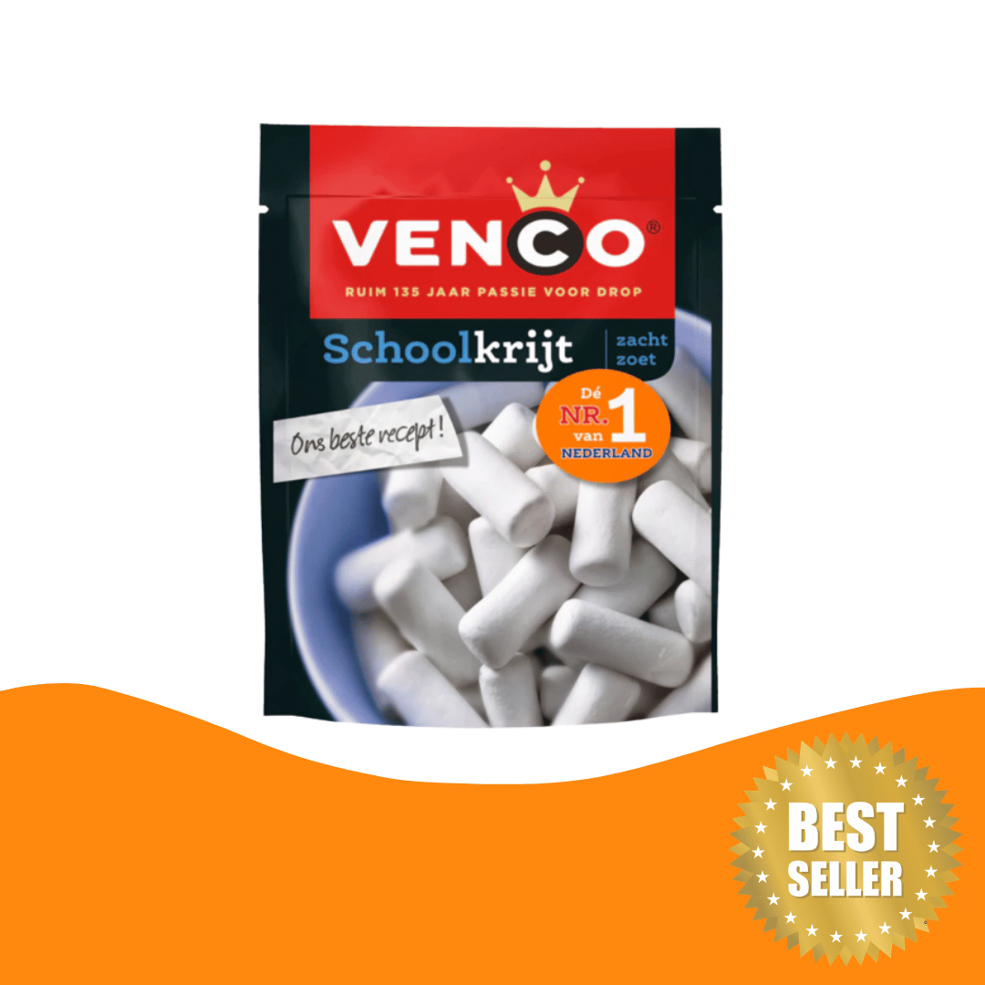 Venco Schoolkrijt 軟心薄荷甘草糖(225克)