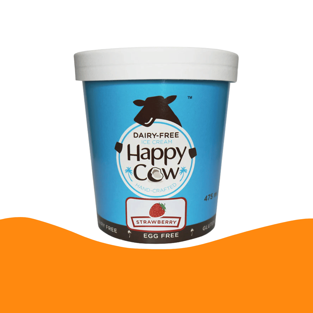 Happy Cow Strawberry Dairy-Free Ice Cream - 475 ml