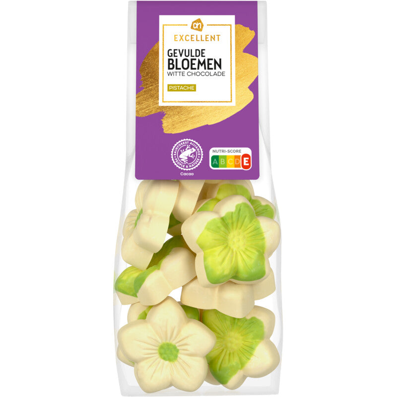 Flower-shaped White Chocolate Pistachio 150 gram