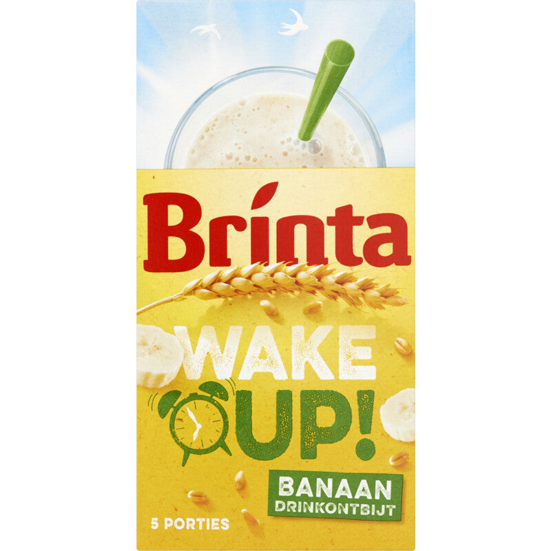 Brinta Wake Up Banaan Drinkontbijt(全麥穀物香蕉飲料粥)(5 袋 22 克)