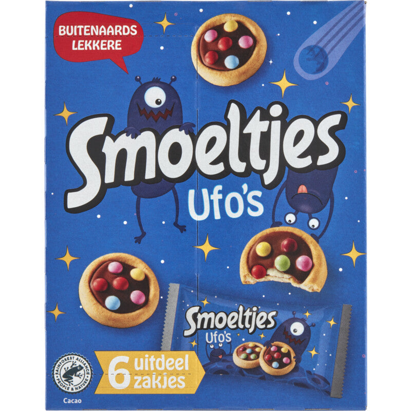 Smoeltjes UFO's(140 克)(6 袋含 2 塊餅乾)
