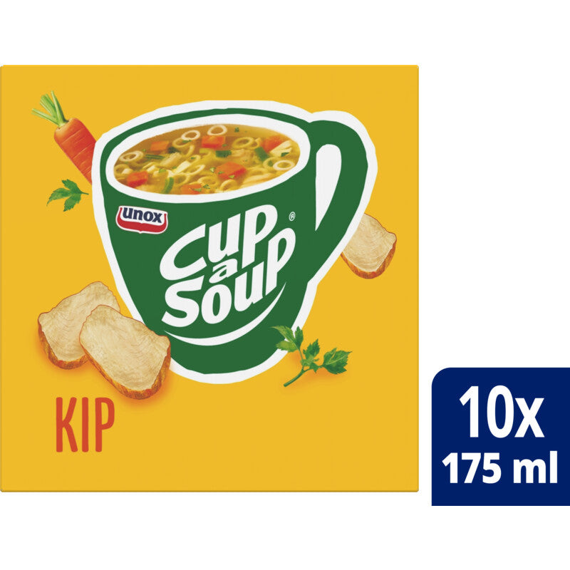 Unox Cup-a-Soup Kip 即沖雞湯(10包裝 × 每包17克)