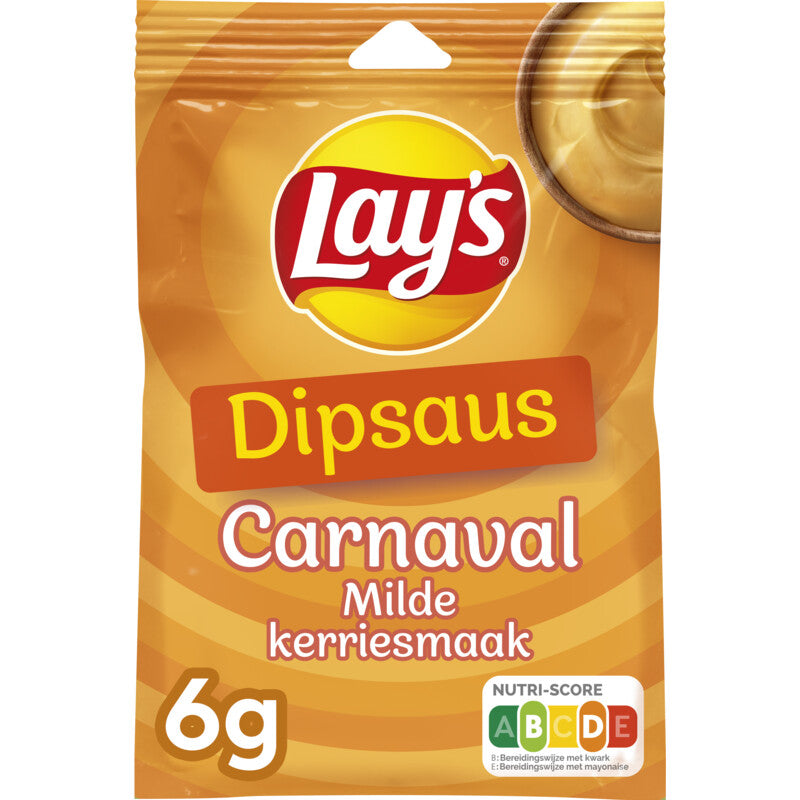 Dipsaus Carnaval Milde Kerriesmaak Lay's (6 gram) | Dutchshop HK