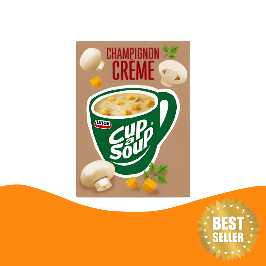 Unox Cup-a-Soup Champignon Crème 即沖蘑菇忌廉湯(3包裝 × 每包17克)