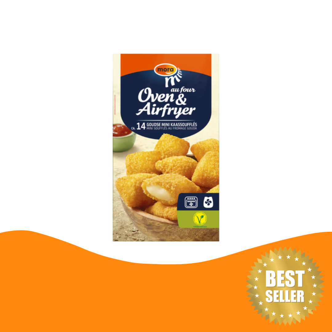 Mora Oven/Air Fryer or Oven Goudse Kaassouffles Mini's 14 pieces (14 x 18 gram)