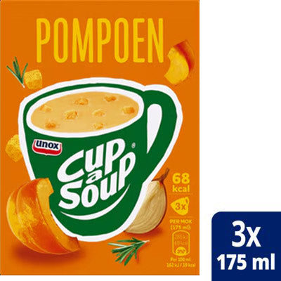Unox Cup-a-Soup Pompoen 即沖南瓜湯(3包裝 × 每包18克)