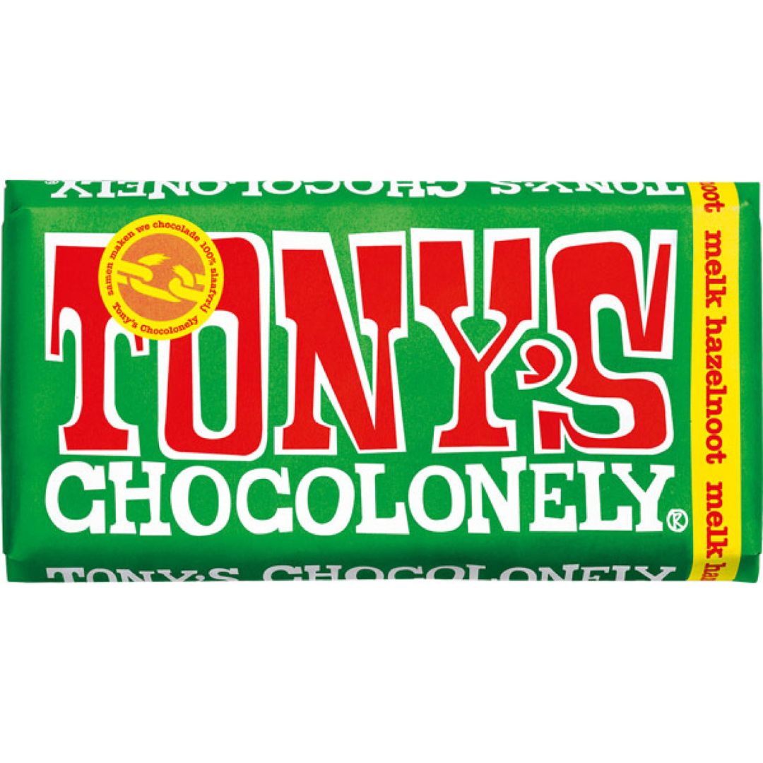 Tonys Chocolonely Milk Hazelnut (180 grams) | Dutch Shop HK