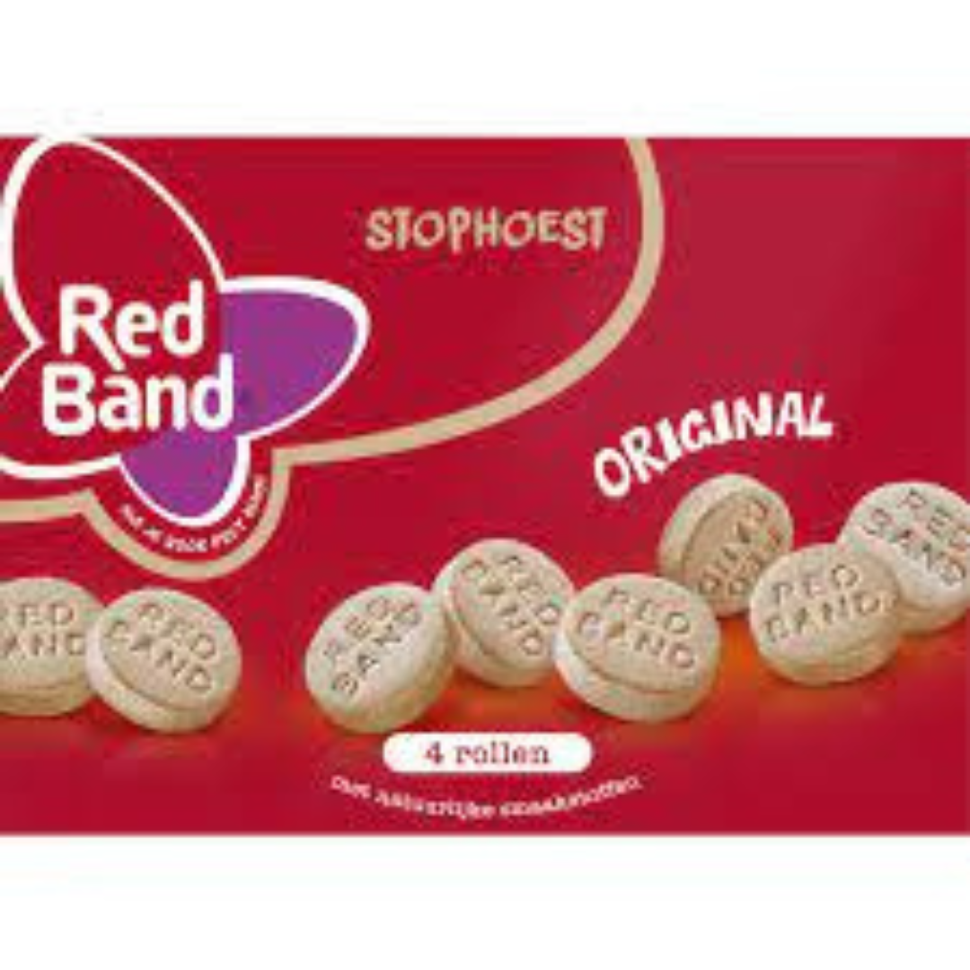 Red Band Stophoest 4 卷/甘草和薄荷錠劑