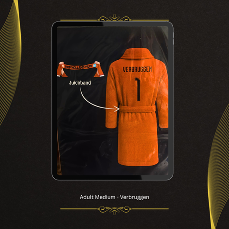 Dutch "Oranje" Football Fan Bathrobe