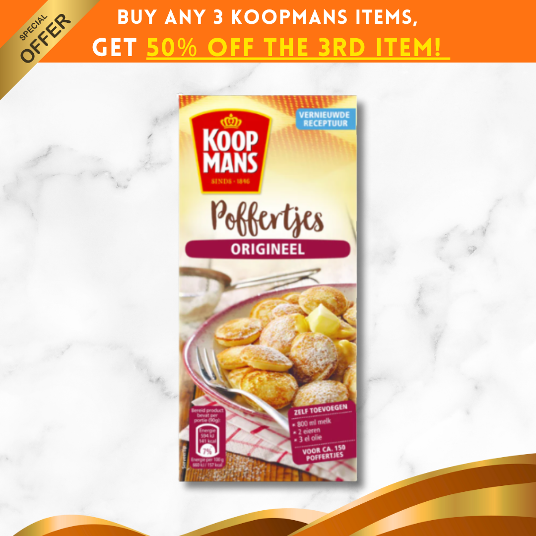 Koopmans 原味荷蘭小鬆餅烘焙預拌粉（400克）