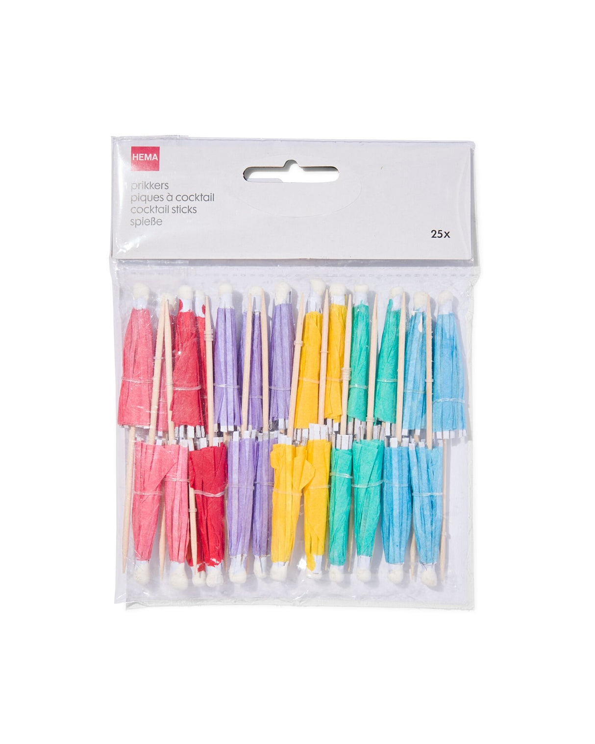 Hema Prikkers Paraplu / Cocktail Sticks Umbrella (25 pieces)