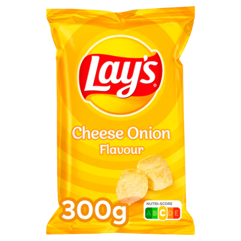 Lay's Chips Cheese Onion flavour (300 gram)
