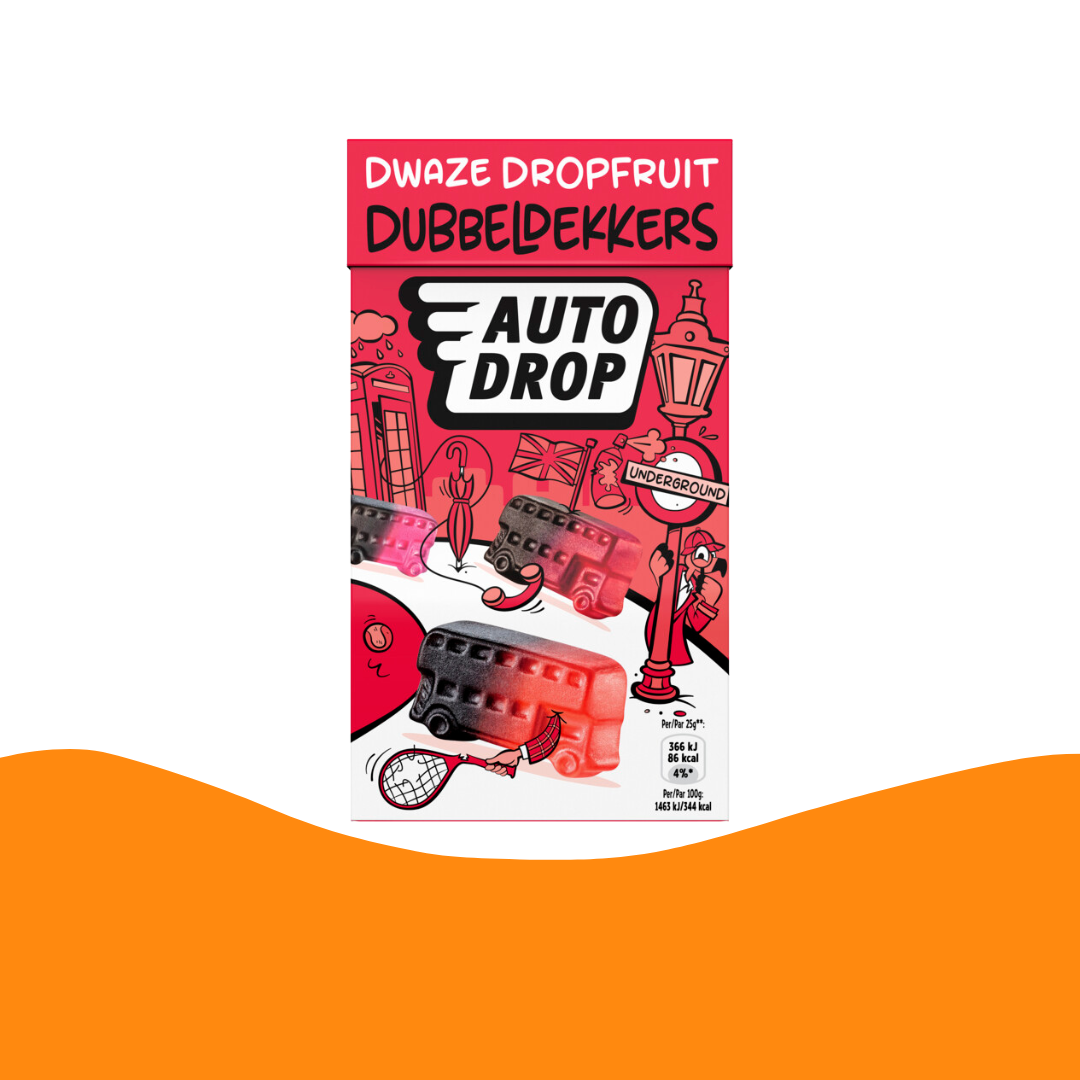 Autodrop Dwaze dropfruit dubbeldekkers (280 gram)