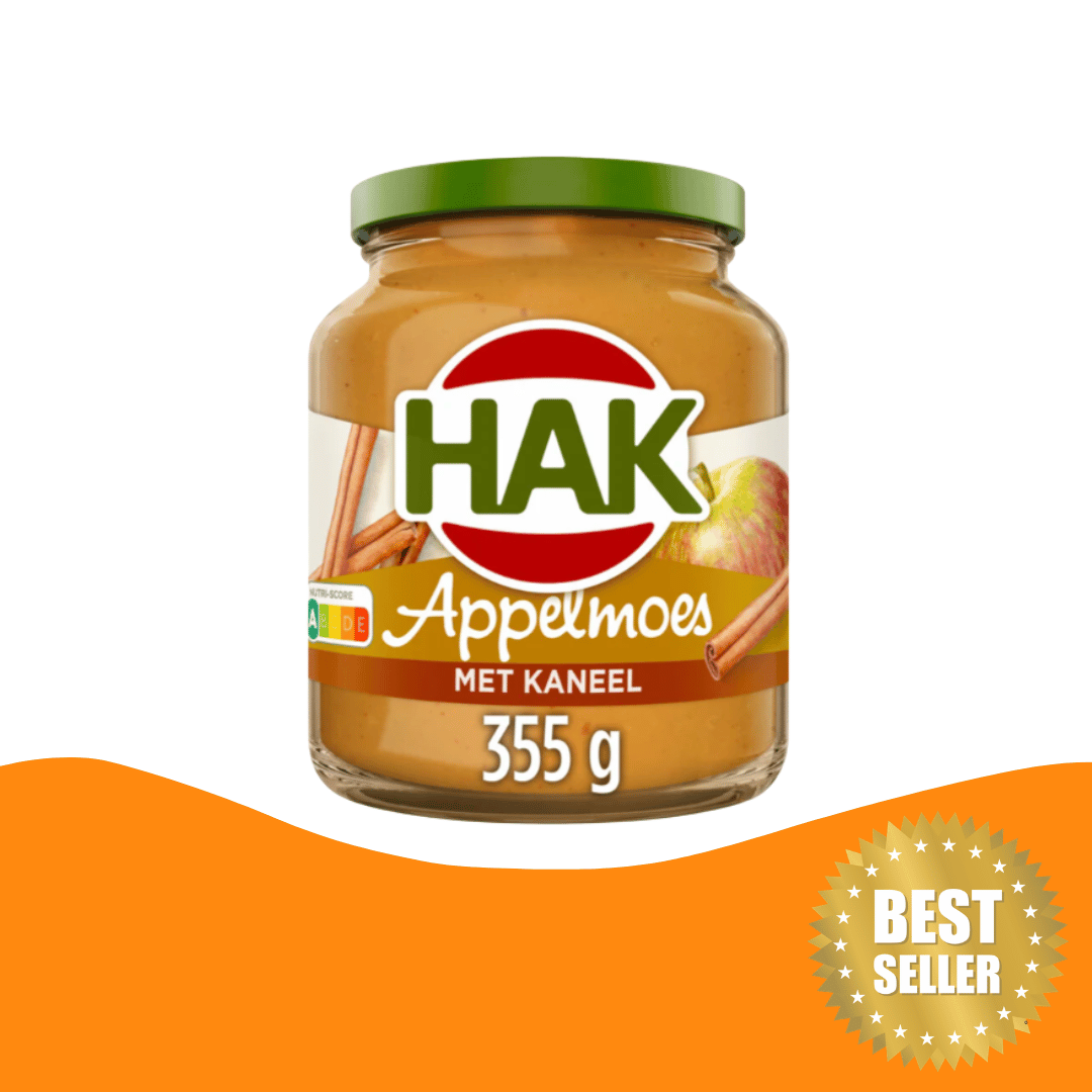 Hak Appelmoes met Kaneel / Appelsauce with Cinnamon (355 gram)