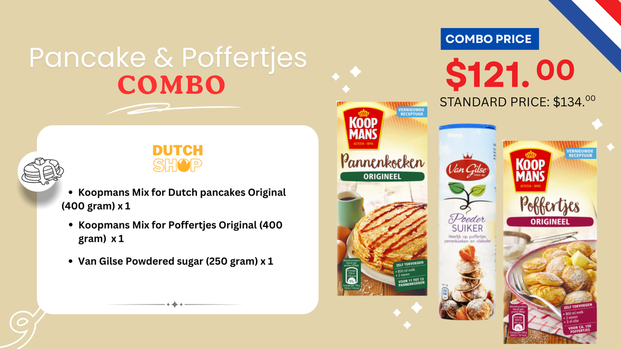 Pancake & Poffertjes Combo (3 in 1)