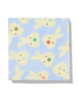 Hema Rabbit Napkins Blue