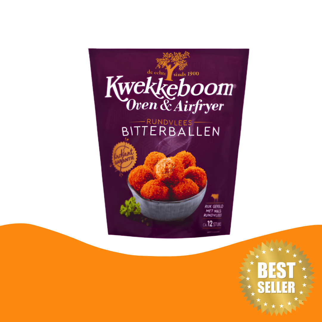 Kwekkeboom Rundvlees Bitterballen 荷蘭炸肉丸 12件（300 克） | 氣炸鍋小食