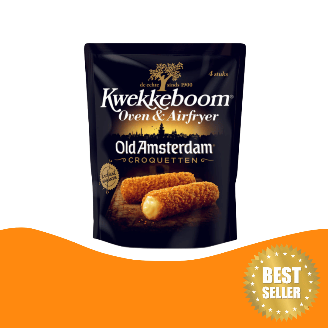 Kwekkeboom Old Amsterdam 炸芝士卷 4件（240克）| 氣炸鍋小食