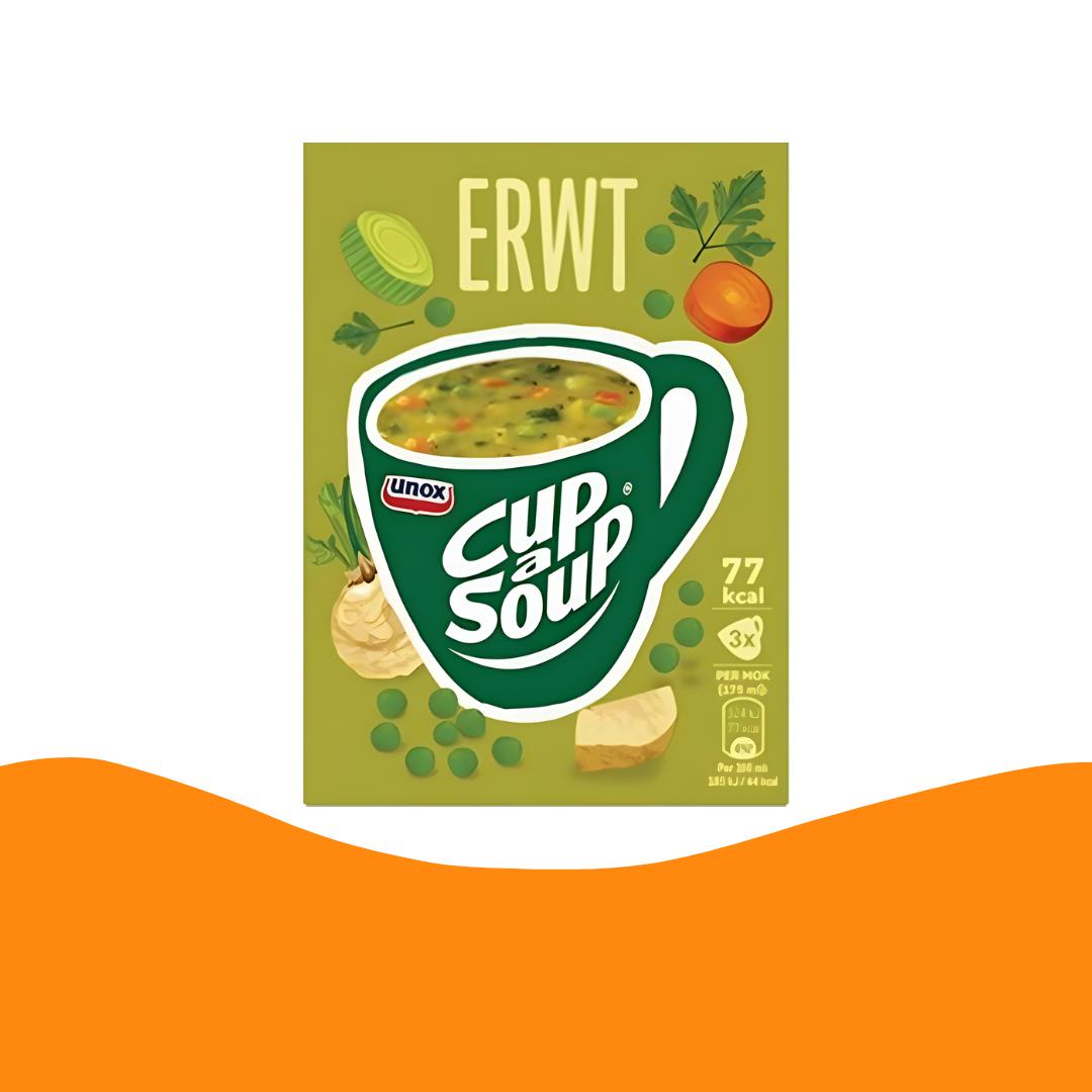 Unox Cup-a-Soup Erwt 即沖青豆湯（3包裝 × 每包23克）