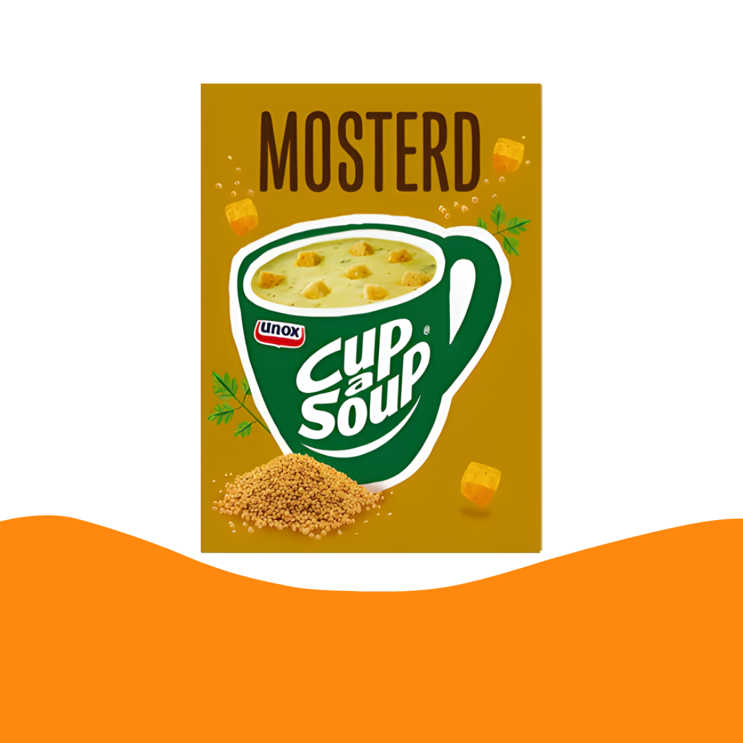 Unox Cup-a-Soup Mosterd 即沖芥末湯（3包裝 × 每包20克）