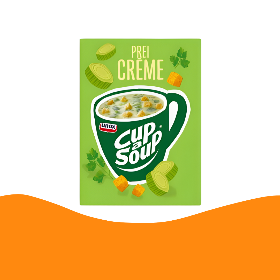 Unox Cup-a-Soup Prei Crème 即沖青蔥忌廉湯（3包裝 × 每包16克）
