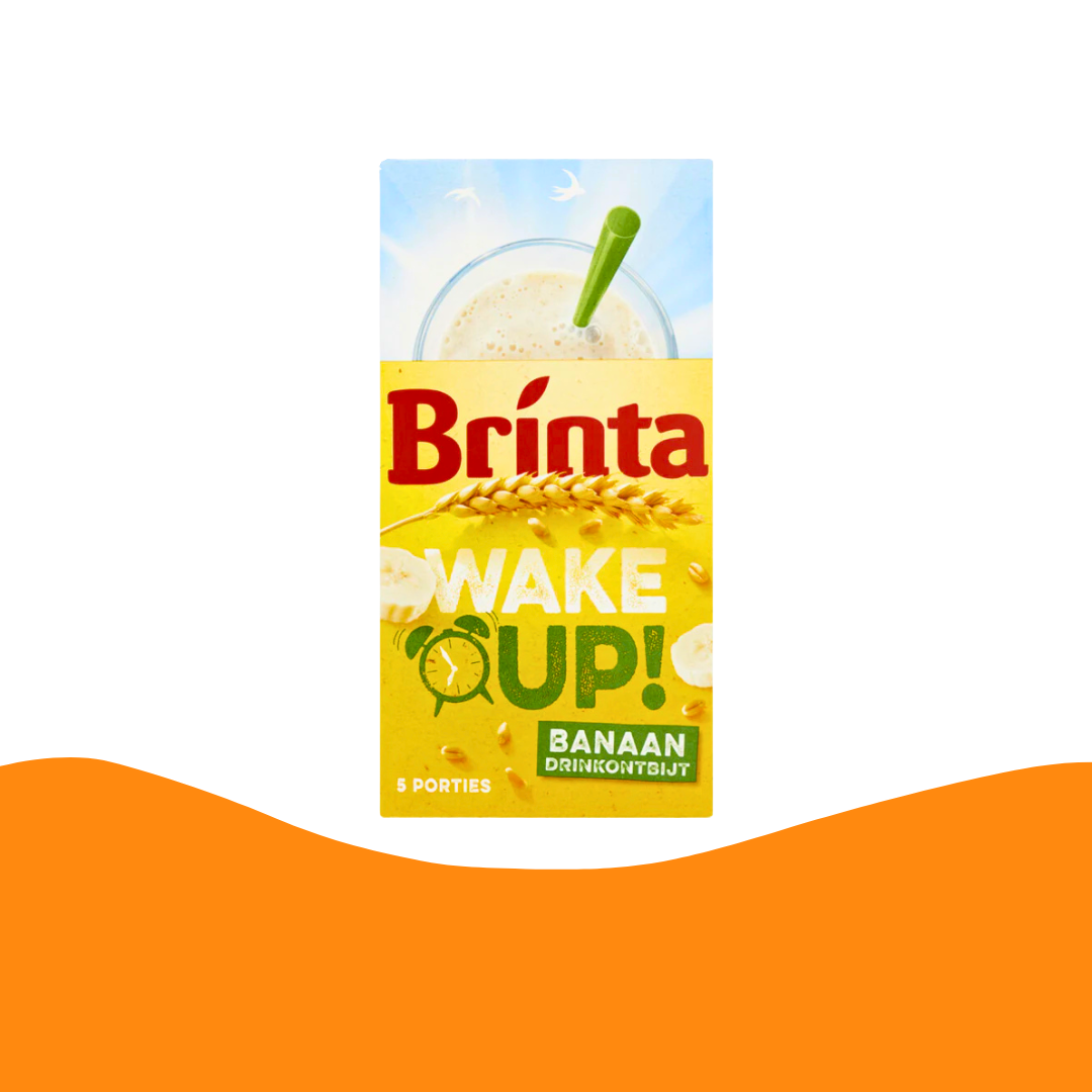 Brinta Wake Up Banaan Drinkontbijt（全麥穀物香蕉飲料粥）（5 袋 22 克）