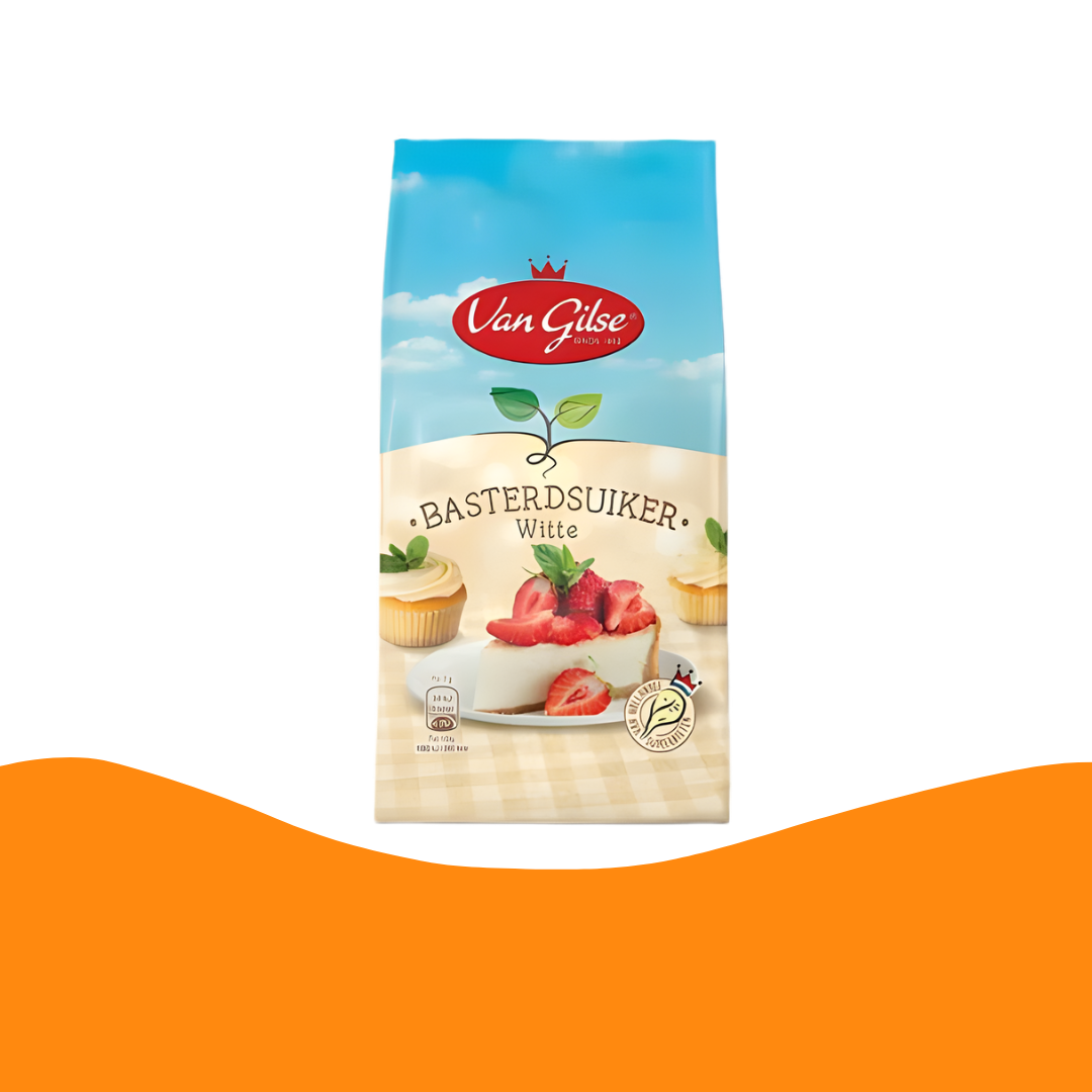 Van Gilse Basterdsuiker wit (600 gram)/Caster sugar white