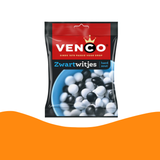 Venco Zwart witjes（275 克）/硬鹽甘草黑白混合