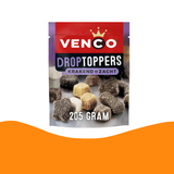 Venco Droptoppers Krakend Zacht 荷蘭脆皮軟心甘草糖（215克）