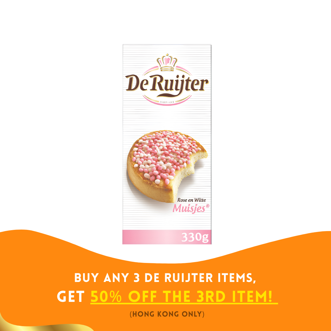 De Ruijter Pink and White Mice (330 gram)