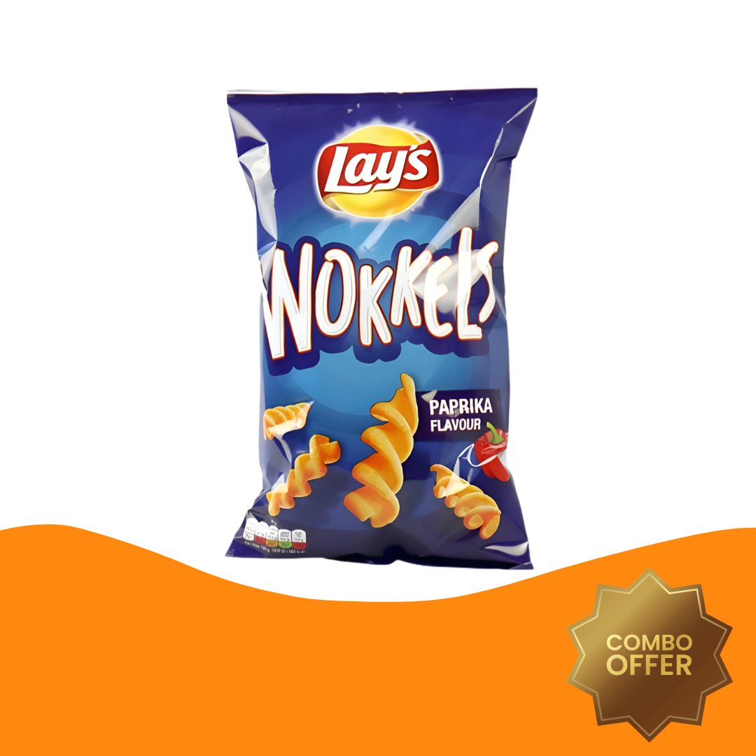 Lay’s Wokkels 紅椒味螺旋薯片（100克）