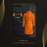 Dutch "Oranje" Football Fan Bathrobe
