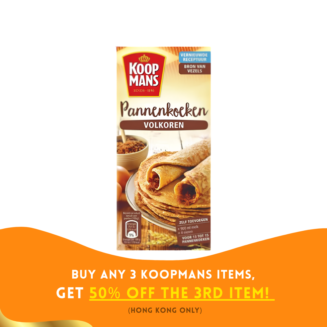 Koopmans Pannenkoekenmix volkoren ( 400 gram )/Mix for whole grain Dutch pancakes