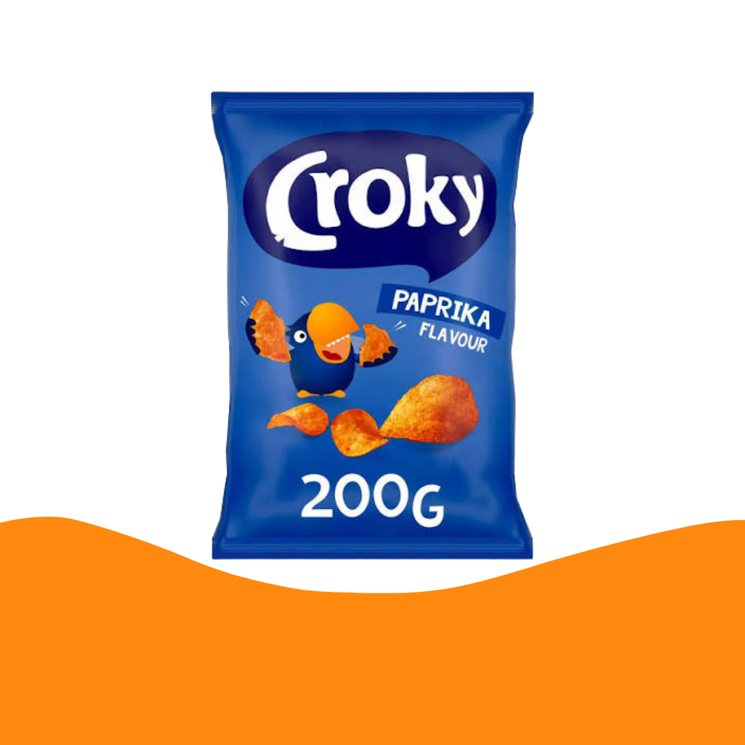 Croky Chips Paprika - Belgium Exclusive Favour (200 gram)