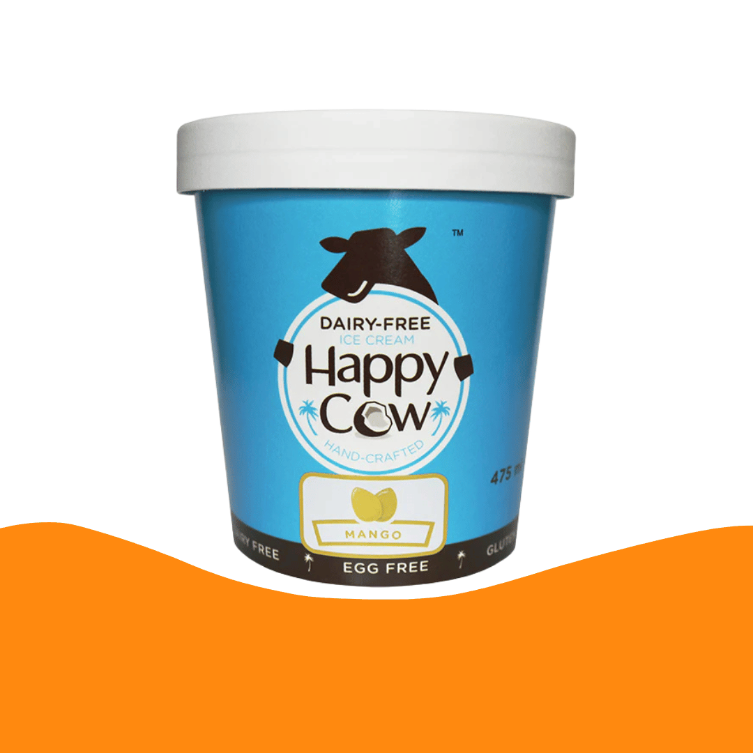 Happy Cow Mango Dairy-Free Ice Cream - 475 ml
