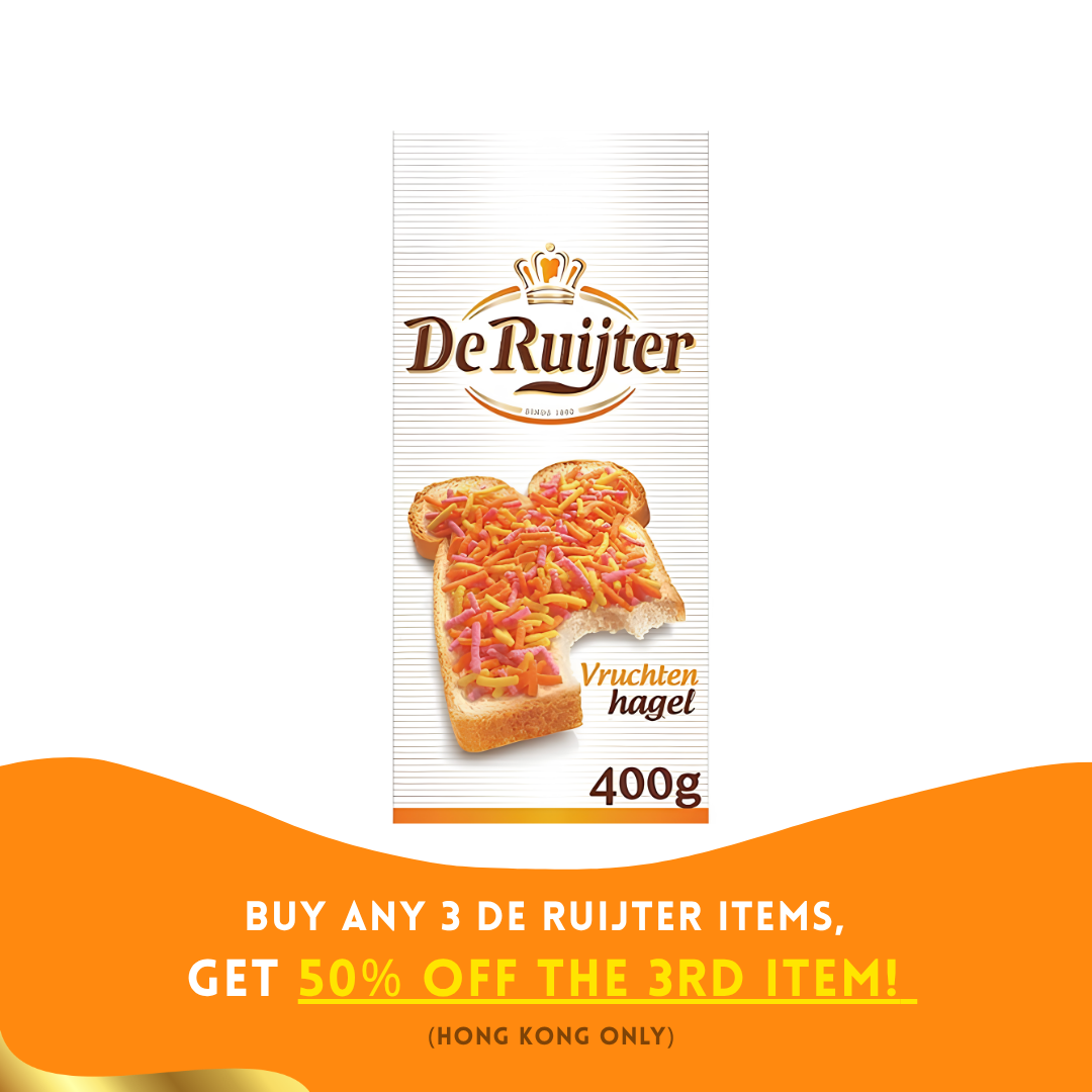 De Ruijter Vruchten hagel/fruit-flavored sprinkles (400 gram)
