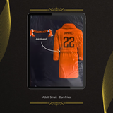 Dutch "Oranje" Football Fan Bathrobe