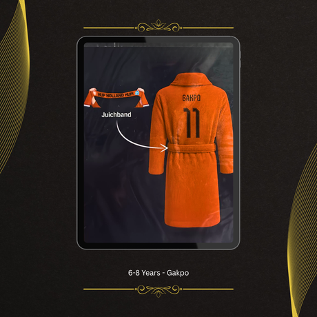 Dutch "Oranje" Football Fan Bathrobe