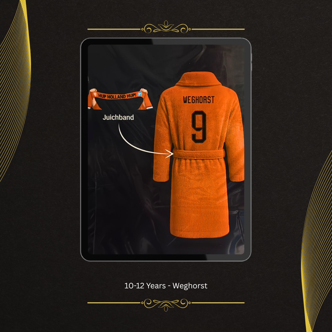 Dutch "Oranje" Football Fan Bathrobe