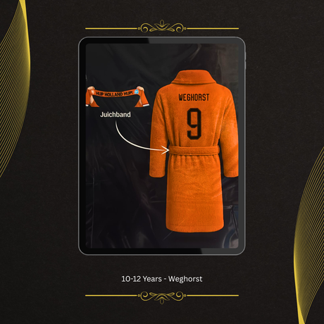 Dutch "Oranje" Football Fan Bathrobe