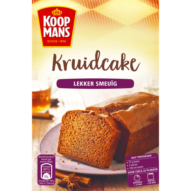 Koopmans Kruidcake Lekker Smeuig (400gram)